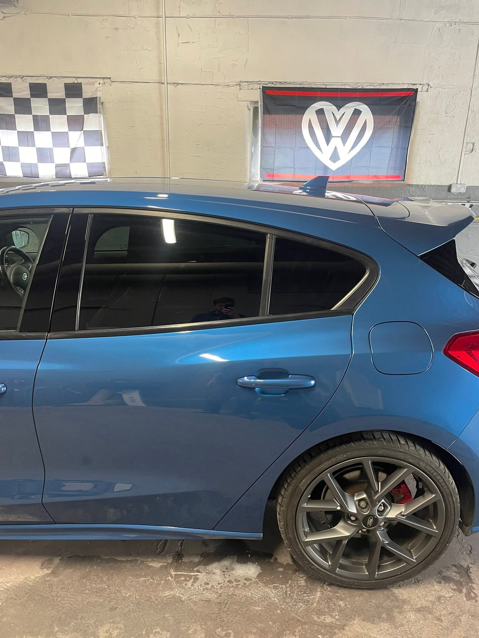 Volkswagen in the Laughing Boy Customs workshop